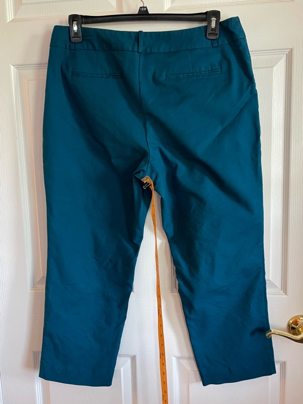Worthington Teal Curvy Fit Capris - Picture 6 of 11